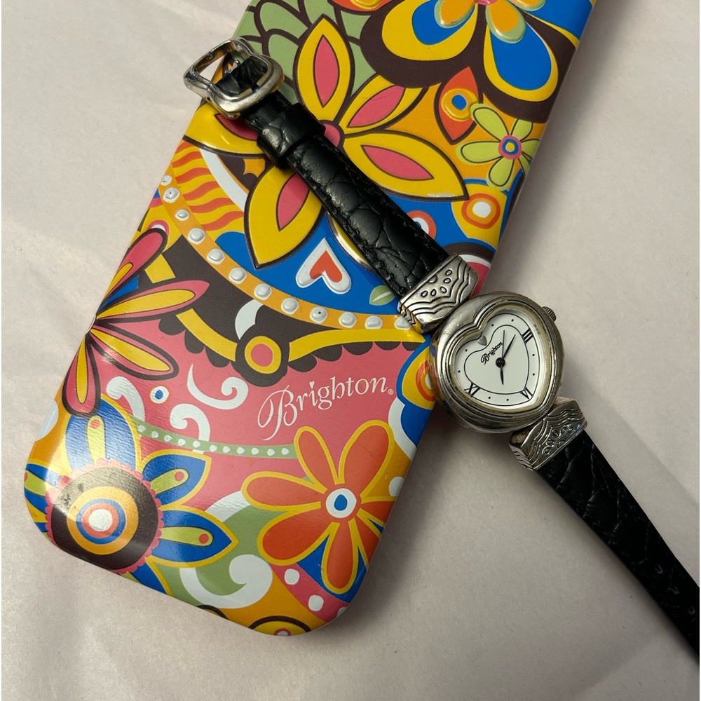 Brighton collection Vintage leather and silver watch